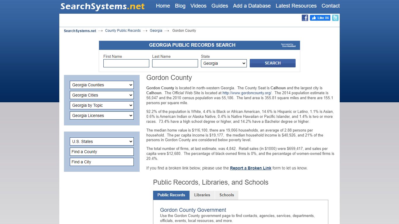 Gordon County Criminal and Public Records